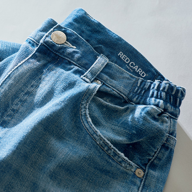 ストレートデニムパンツ／マノア／当社限定