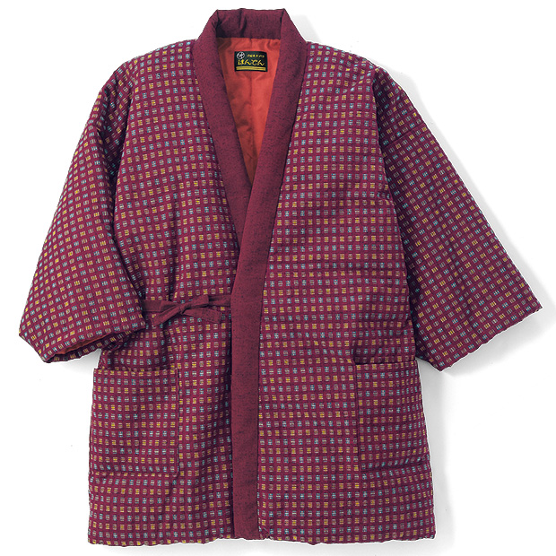 久留米織のあったか長半纏