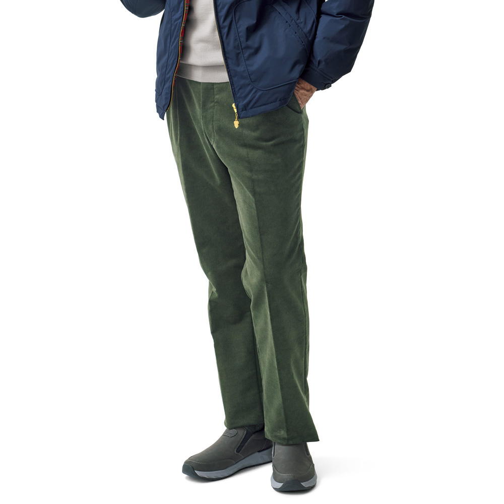 新･大人の真定番･ストレッチコーデュロイスラックス