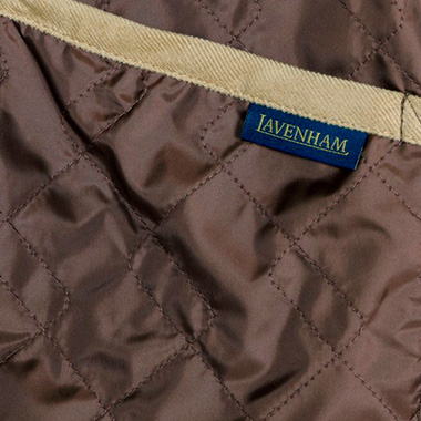 襟付きキルティングジレ