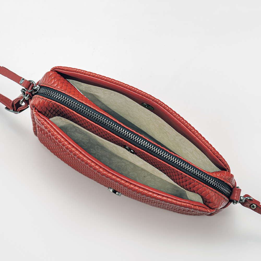 2ウェイ三層ポシェット