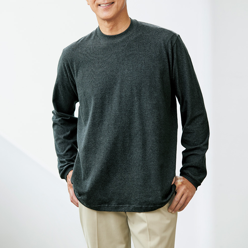 ほっと綿混のパンフリースウェットシャツ／男女兼用