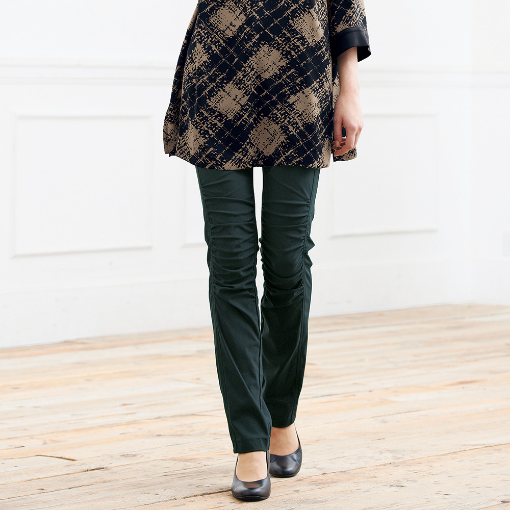 ギャザー入り･レギンスパンツ