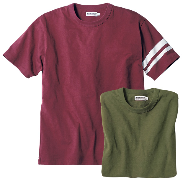 ジンバブエコットン半袖Tシャツ／2色セット