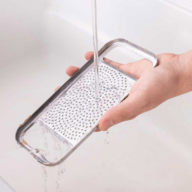 オールステンレスおろし器 極目立て（受け皿付き）