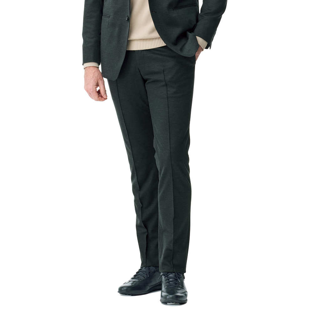 サイドファスナー･パンチングレザースニーカー