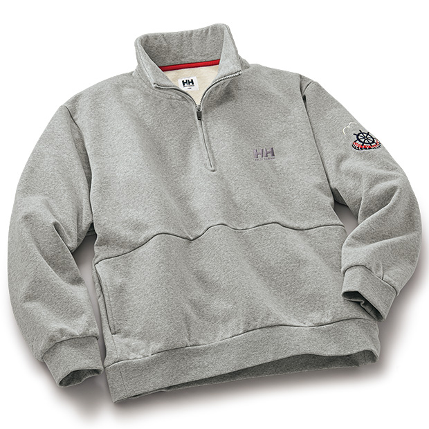 マリンエンブロイド･ハーフジップスウェットプルオーバー