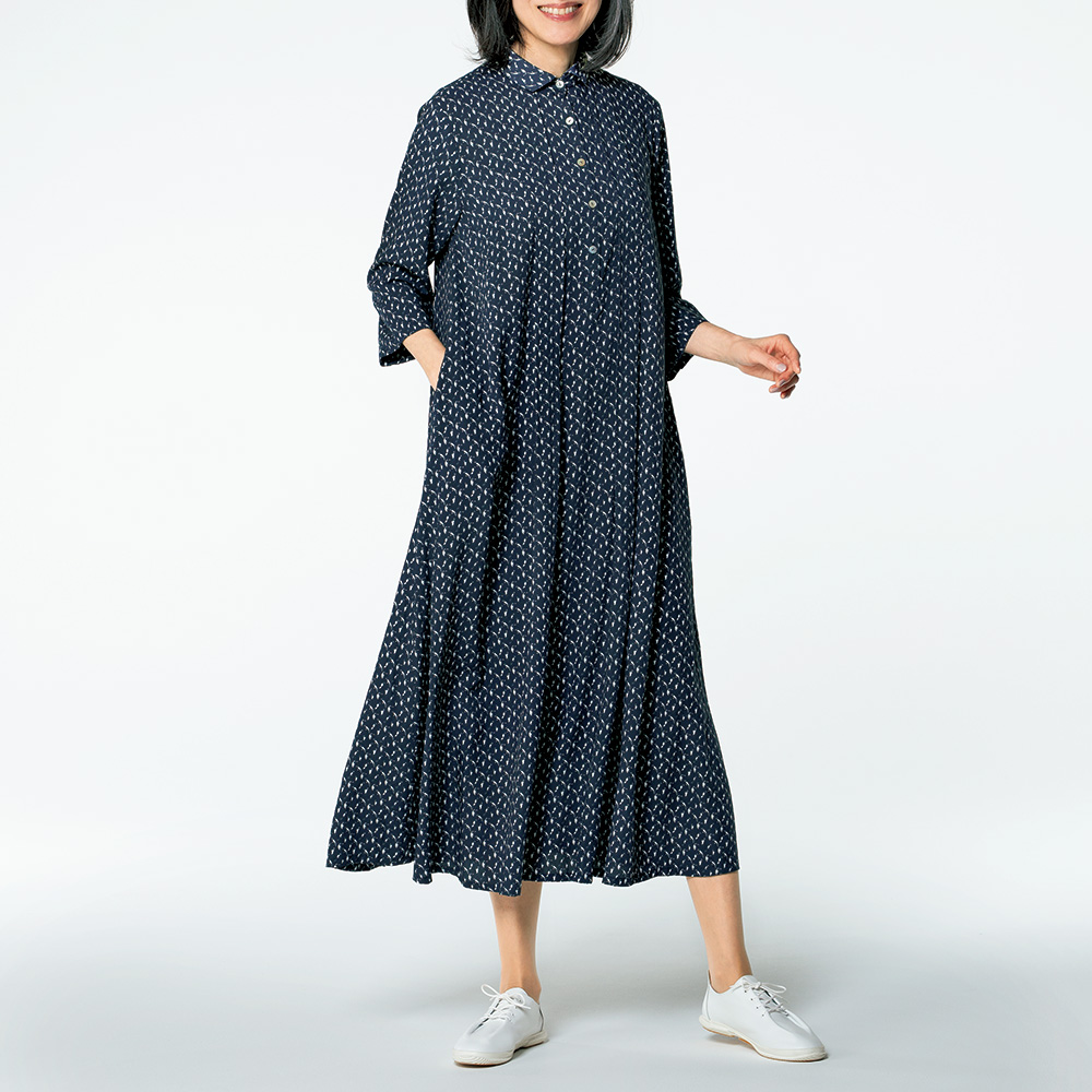 プリントワンピース