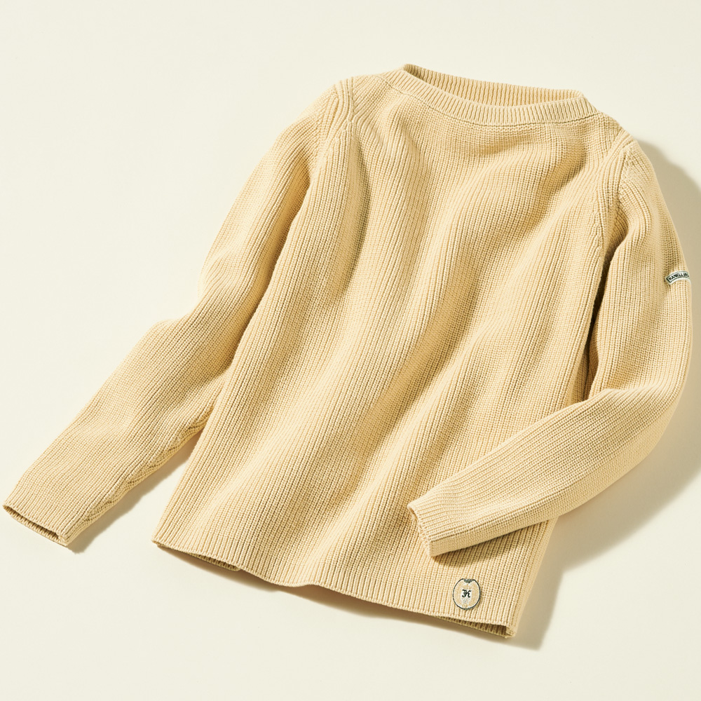 畦編みプルオーバー／当社限定モデル