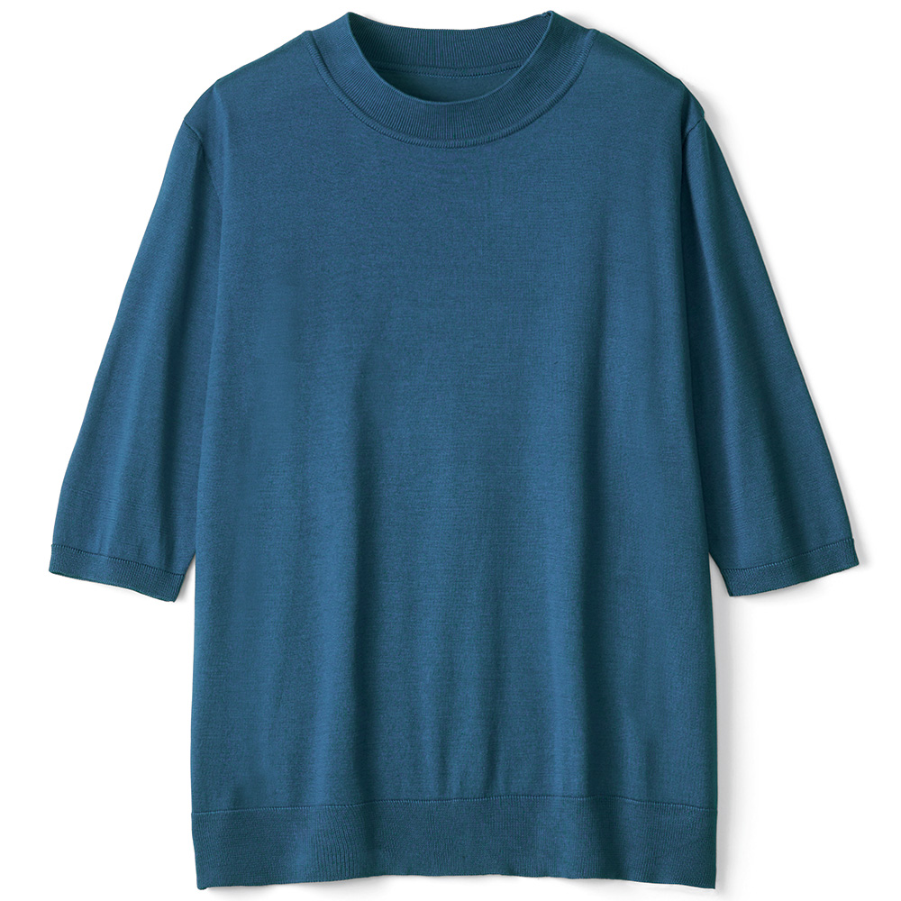 洗えるシルクプルオーバー