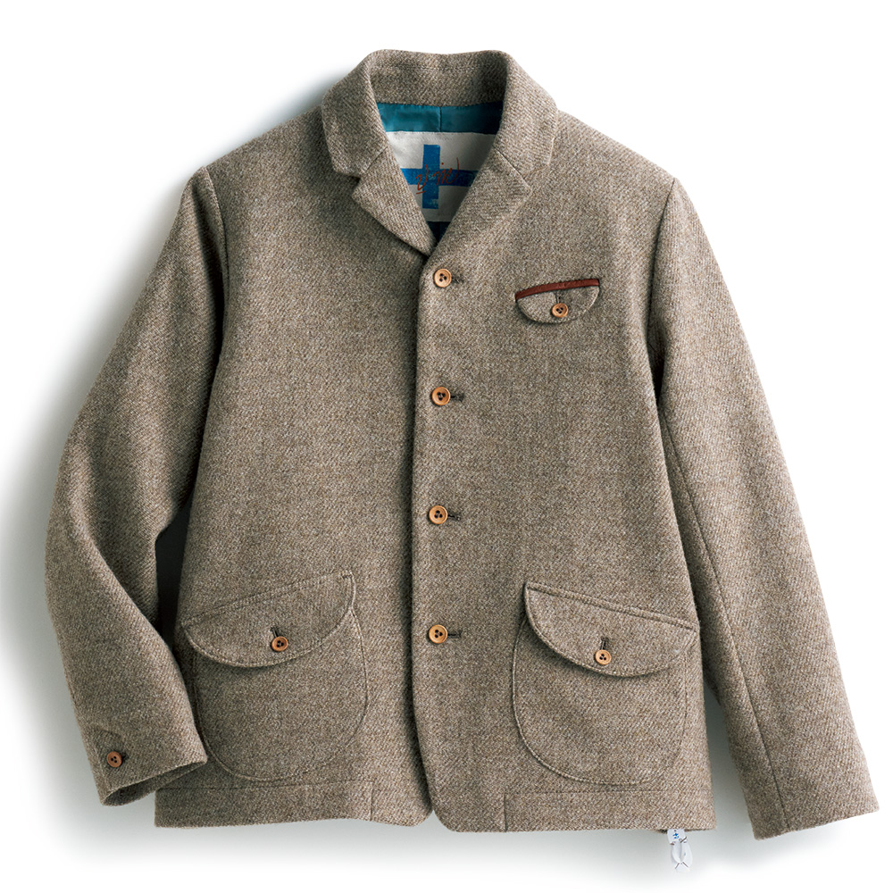 ウールツイルテーラードジャケット