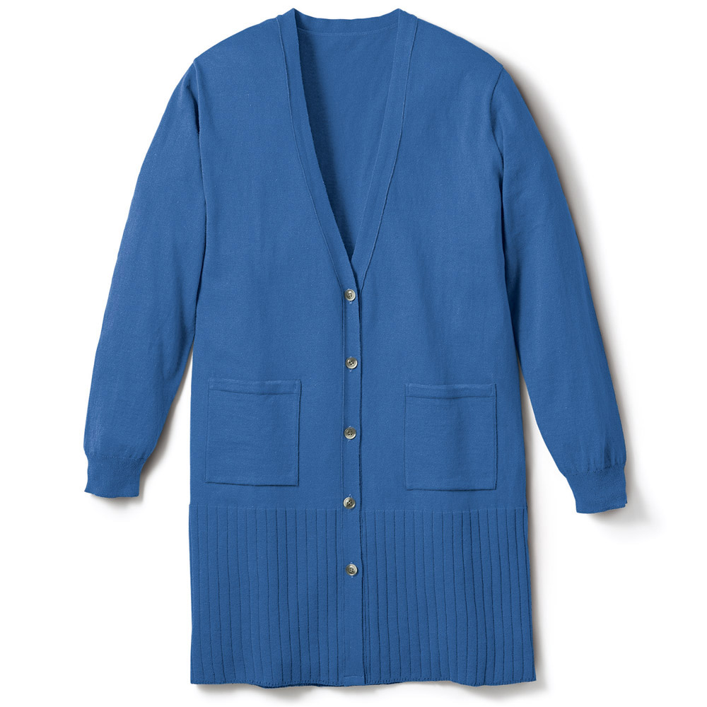 コットンリネン･ロングカーディガン