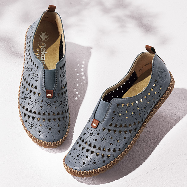 軽量レーザーカットデザインスリップオン