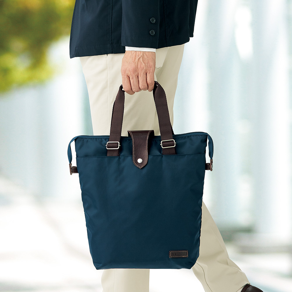 畳める2ウェイトートバッグ／男女兼用