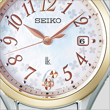 セイコー ルキア／ソーラー電波レディスウオッチ／ゴールド | ライト