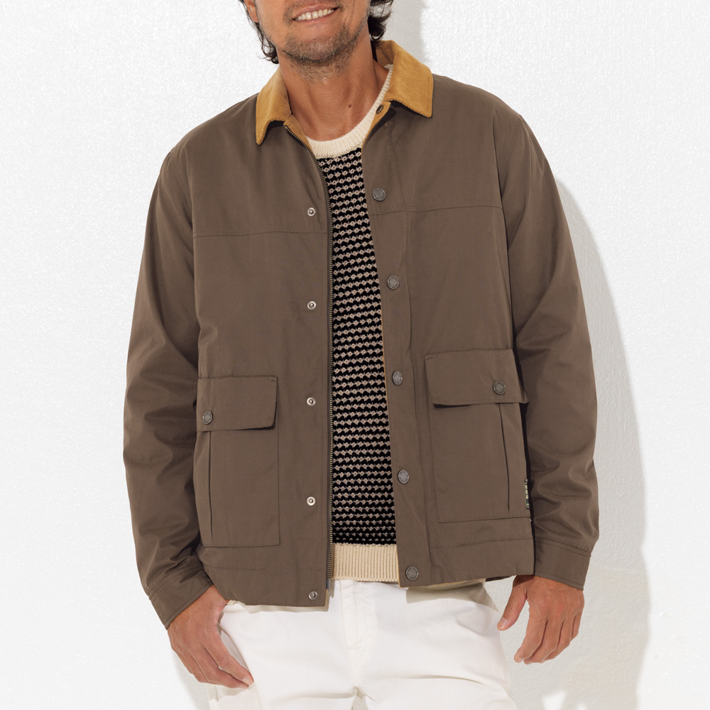 コットン混ワークジャケット