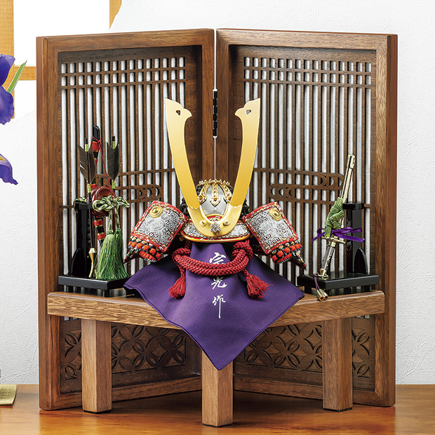 国宝模写「白糸沢潟縅兜」