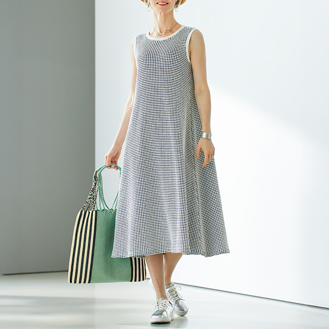 ビッグワッフルワンピース／当社限定