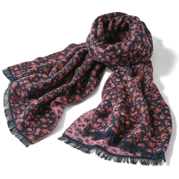 コットンジャカード大判ストール