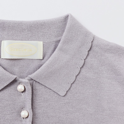 デザインニットプルオーバー