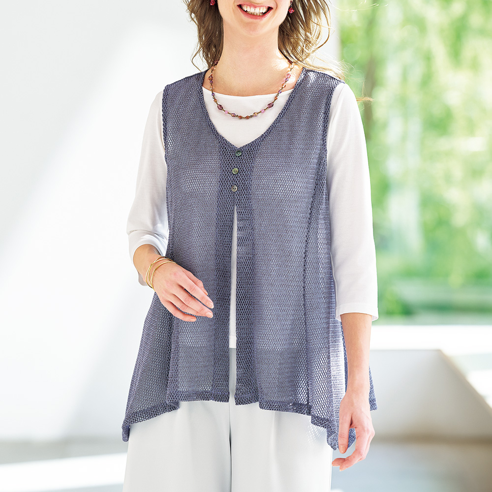 綿混アミットラッセルベスト