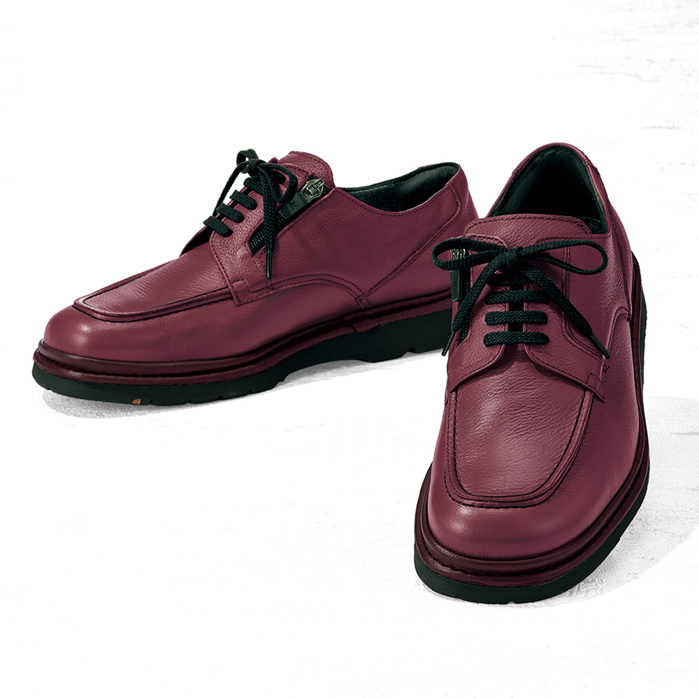 紳士の快適Uチップシューズ