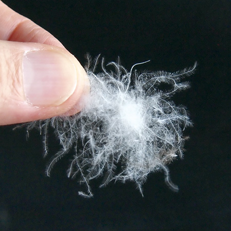 ミンク襟付・ダウンコート