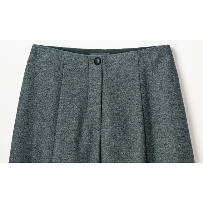 ヘリンボーンワイドパンツ