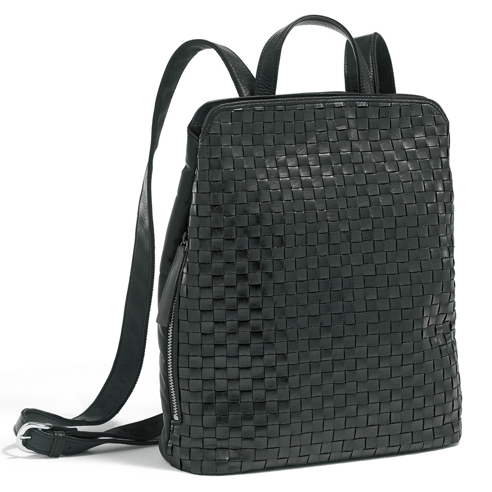 ポニー革メッシュのリュック