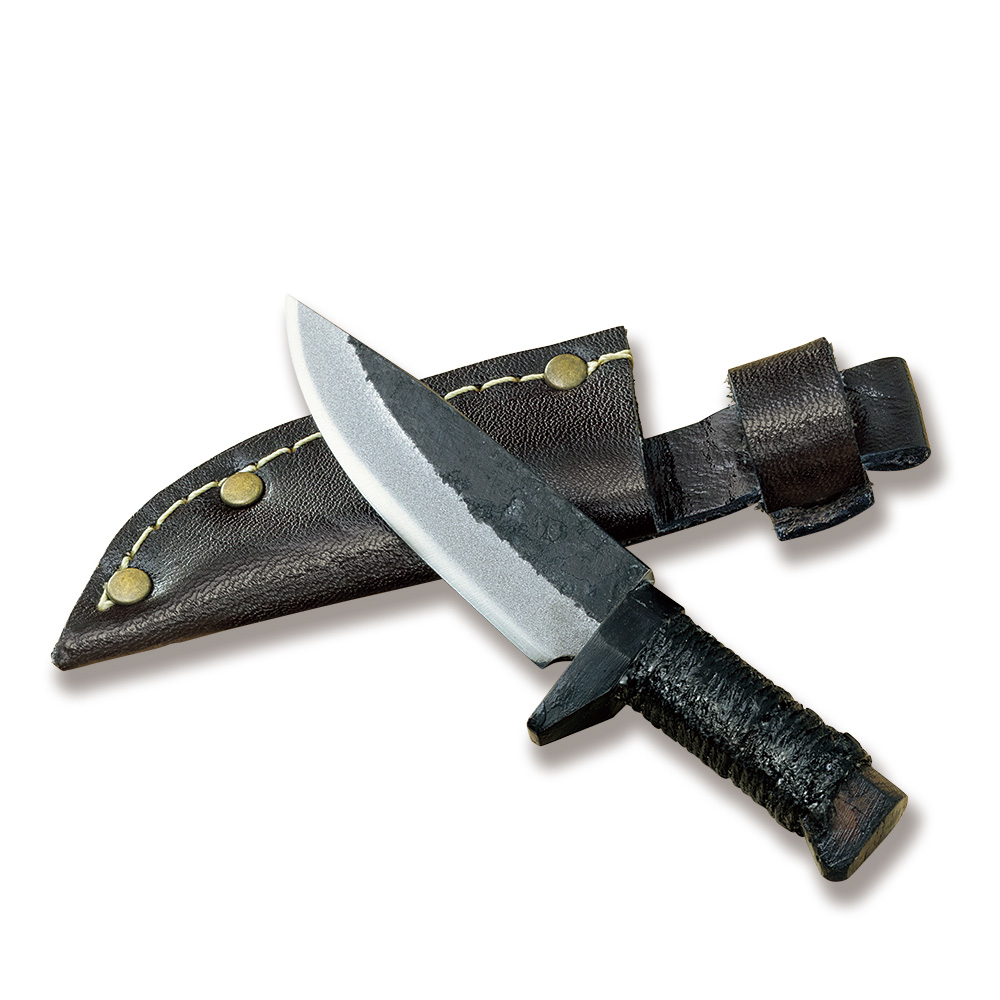 鍛造豆鉈（革ケース付）