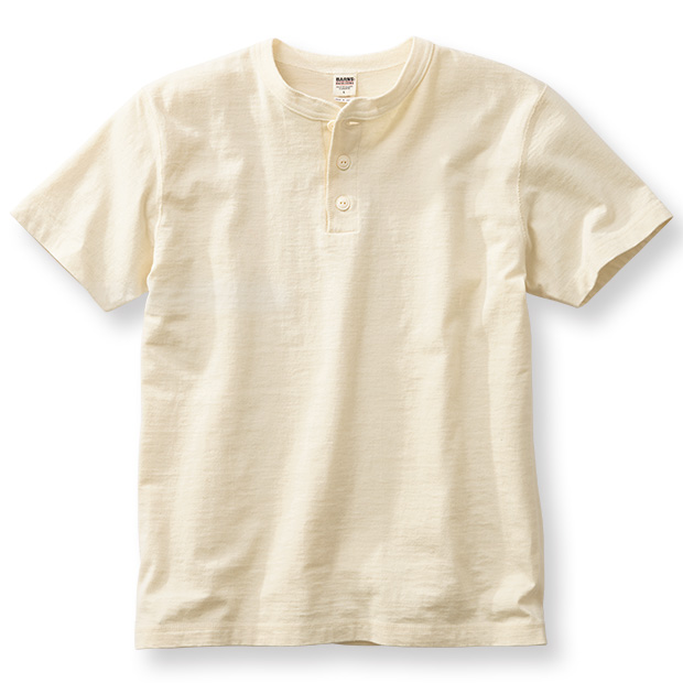 ヘンリーネック半袖Tシャツ