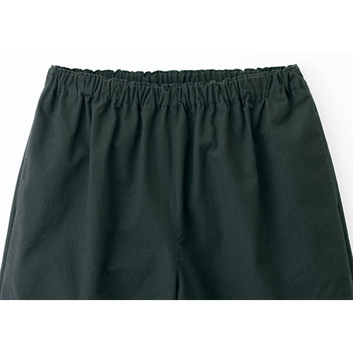 リップストップコットンのワイドパンツ