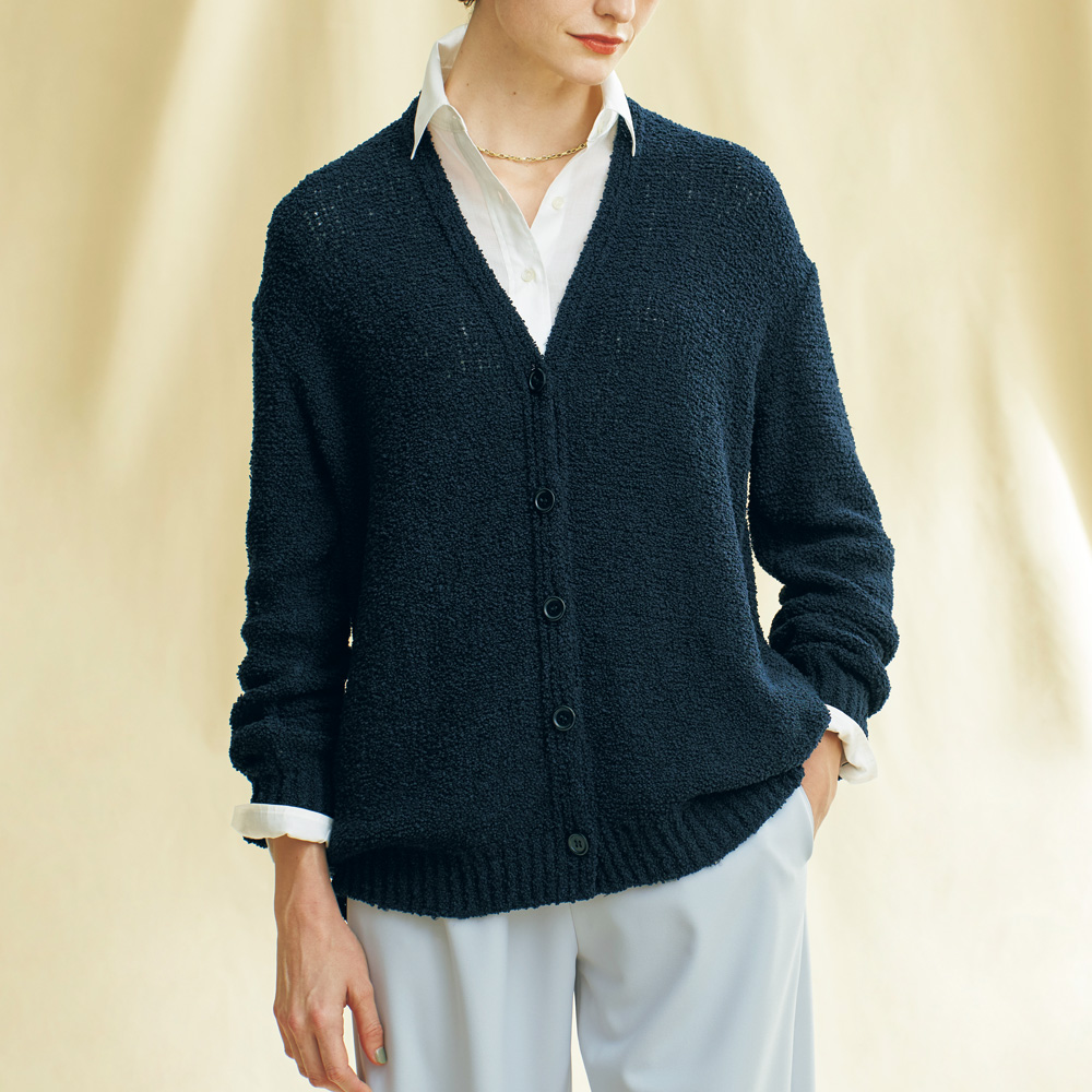 ファビアナ フィリッピ コットン混カーディガン | ライトアップ  
