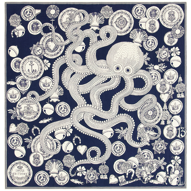 コットンシルクストール