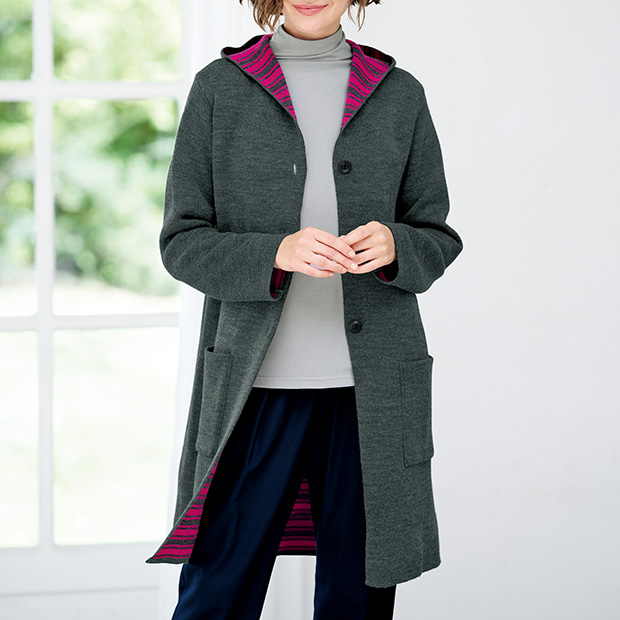 ロングカーディガン