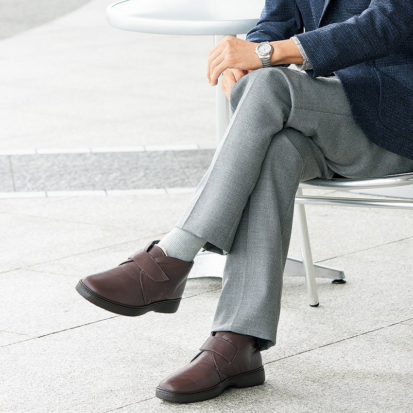 金谷さんの柔らか面ファスナーボアブーツ