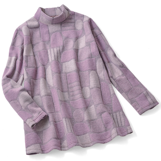 ふわふわパイルジャカードプルオーバー