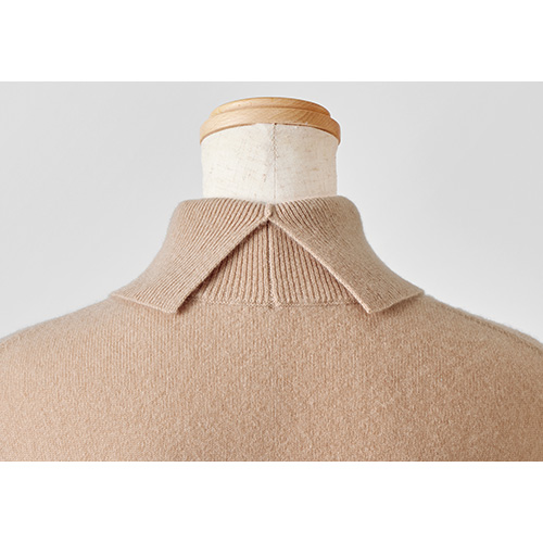 カシミヤニットワンピース