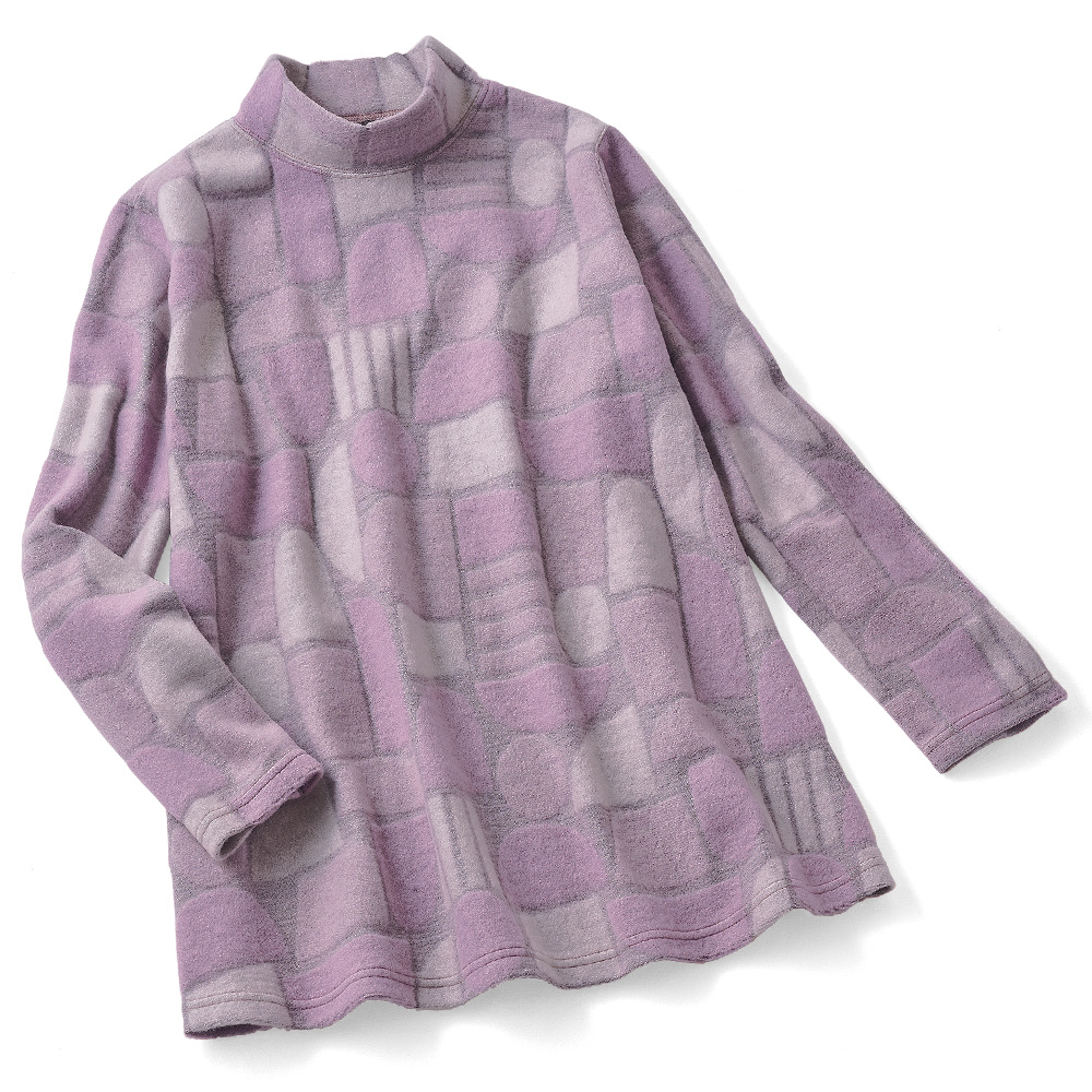 ふわふわパイルジャカードプルオーバー