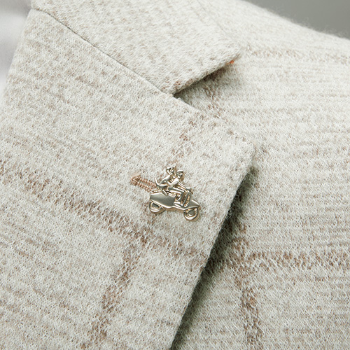 メリノウール混なめらかジャージージャケット