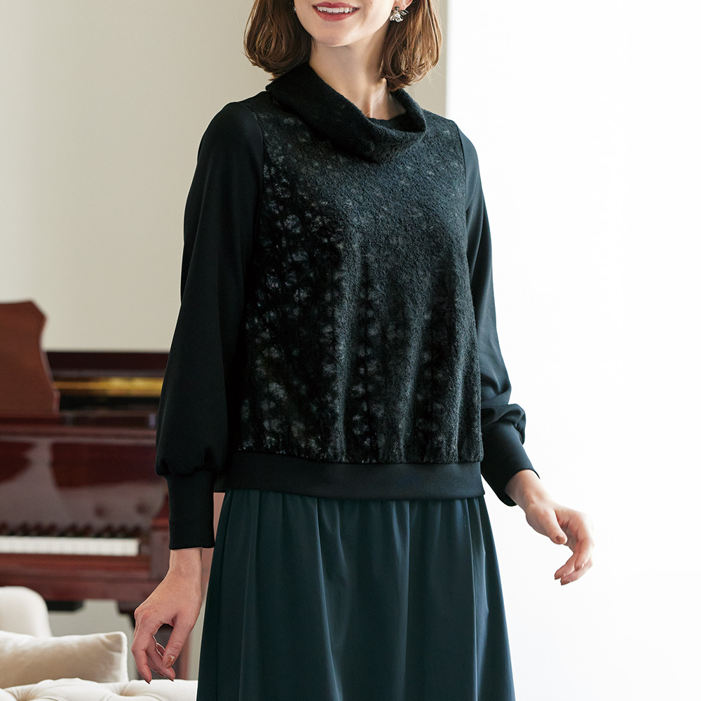 シアージャカードプルオーバー