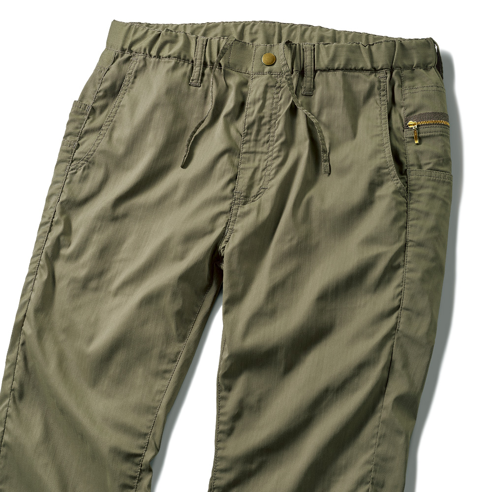 多機能らくあき･クールマックスヘリンボーンイージーパンツ