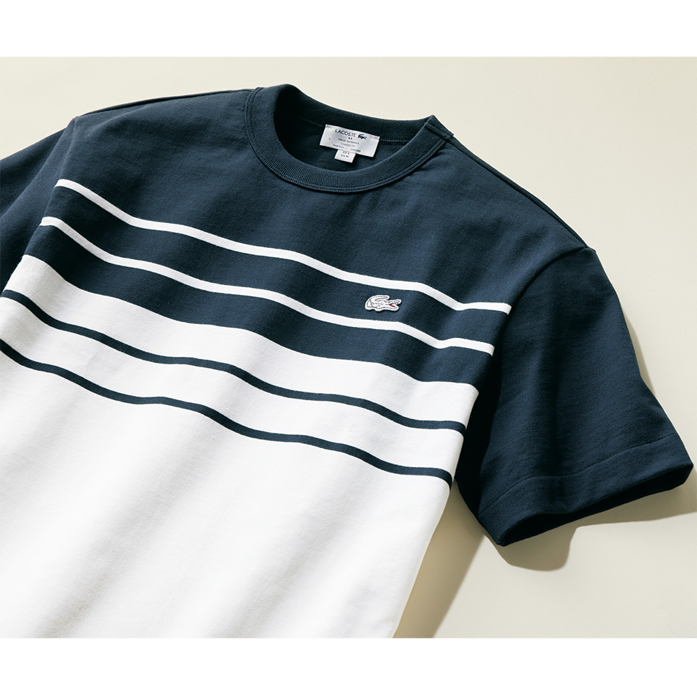 ラコステ メイドインフランス・テニスグラデーションTシャツ