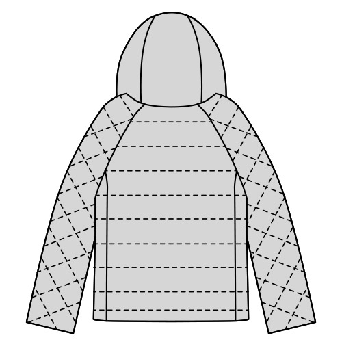 ファー使い中わたコート