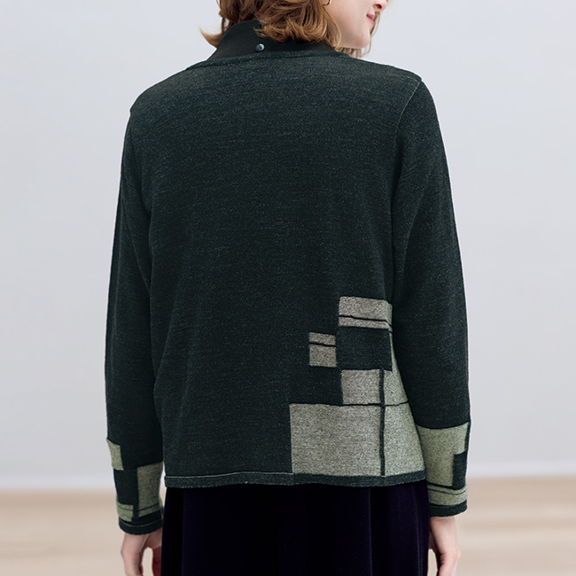 刺しゅう使いカーディガン