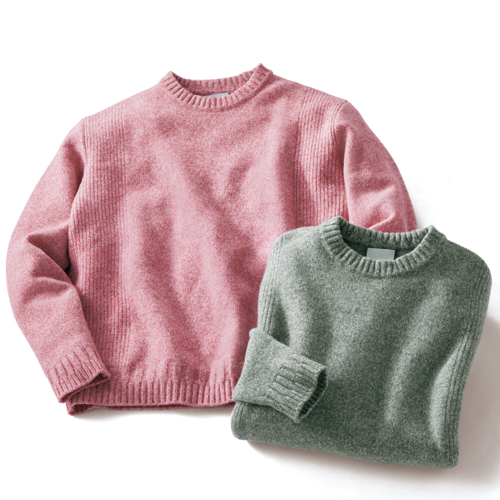 ウールカシミヤふんわりセーター/男女兼用