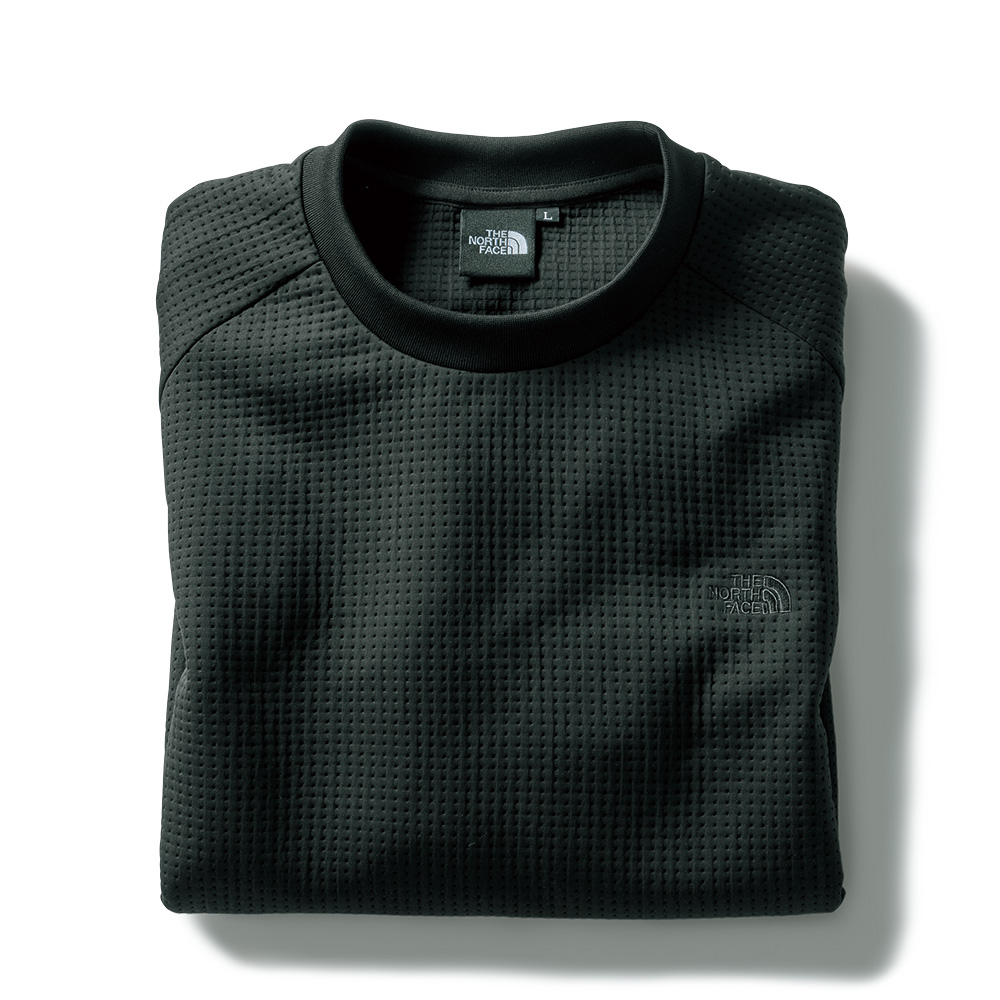 ロングスリーブドットニットクルー