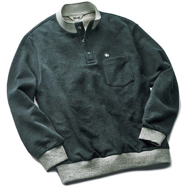 裏毛ハイネックプルオーバー