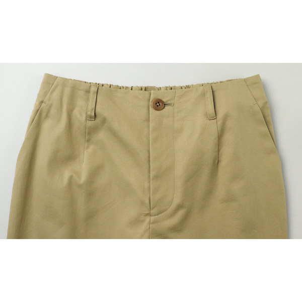 コットンテーパードパンツ