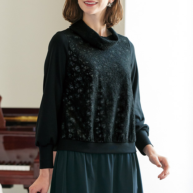 シアージャカードプルオーバー